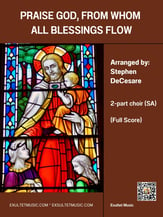 Praise God, From Whom All Blessings Flow SA choral sheet music cover